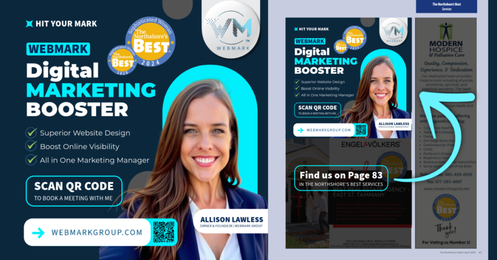 Webmark Wins Northshore's Best Advertising Agency 2024