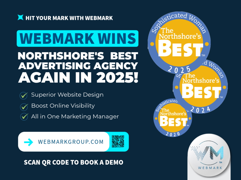 Webmark Wins Northshore's Best Advertising Agency again in 2025